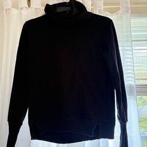 ALO Yoga Black Turtleneck Sweatshirt